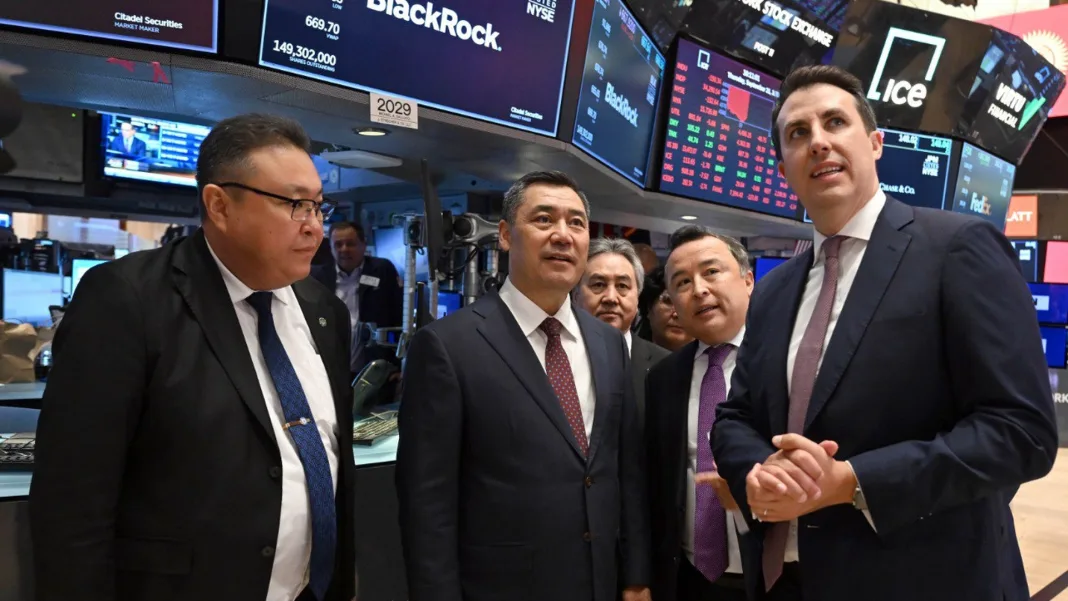Садыр Жапаров Нью-Йорк шаарында StoneX Group корпорациясына барды