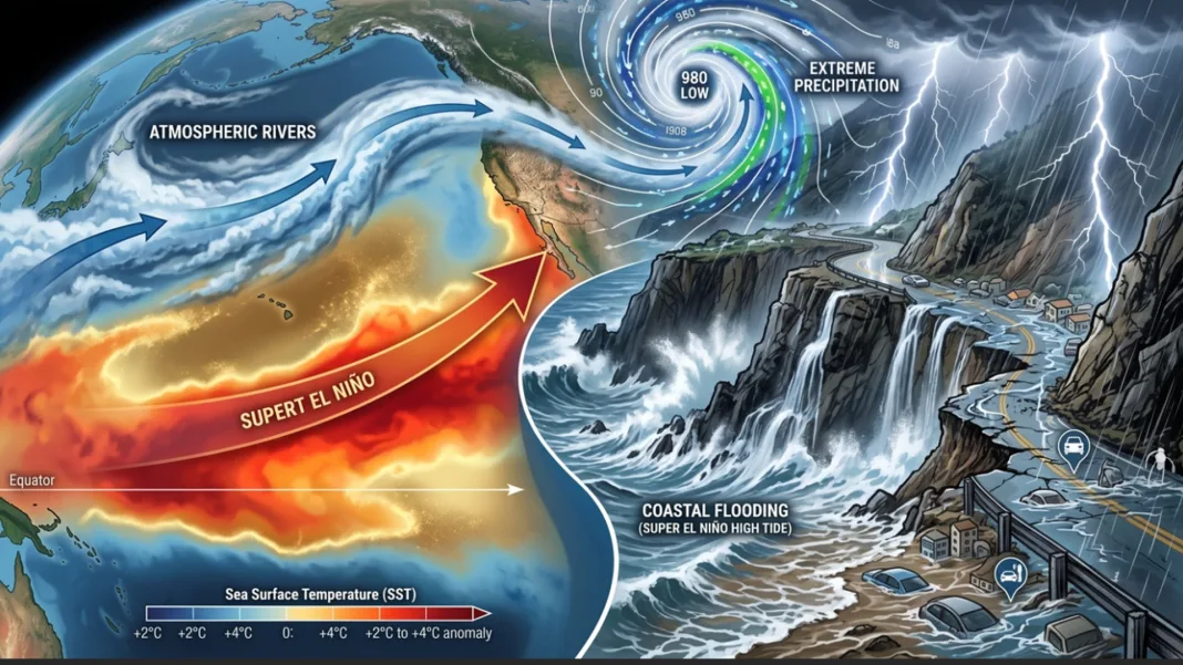စံချိန်တင် အင်အားပြင်း Super El Niño ဖြစ်ပေါ်နိုင်ခြေရှိကြောင်း ခန့်မှန်း – California နှင့် အခြားဒေသများအတွက် သက်ရောက်မှုများ