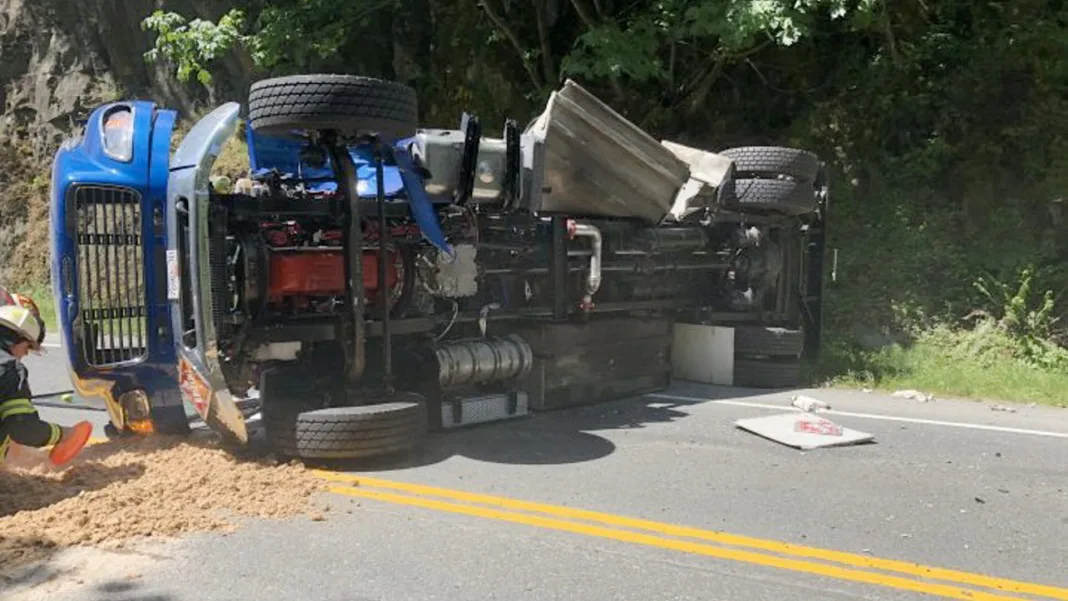 Goldstream collision involving multiple vehicles backs up Trans-Canada Highway