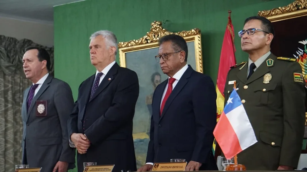 Mandos policiales de Bolivia y Chile reunidos en La Paz coordinan lucha contra el crimen