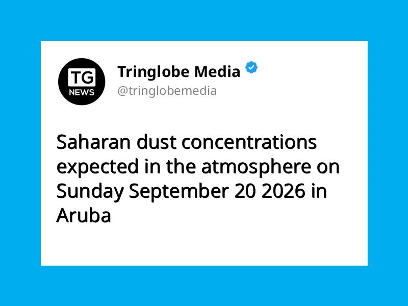 Pronostico di Tempo — Diadomingo 20 September, 2026 — 🌫️ Stof di Sahara