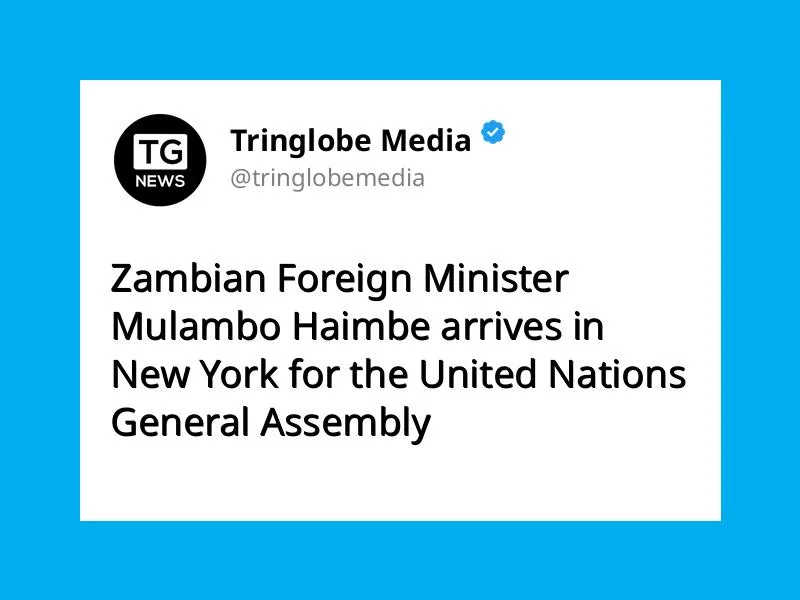Zambia to advance it’s grow agenda at UNGA