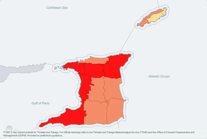 Trinidad and Tobago Braces for Heat Wave Through Tuesday; Residents Advised to Stay Indoors