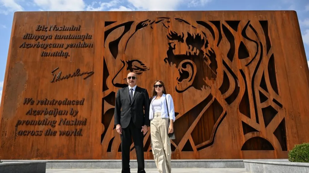 President Ilham Aliyev’s social media accounts shared video about his visit to Shamakhi district