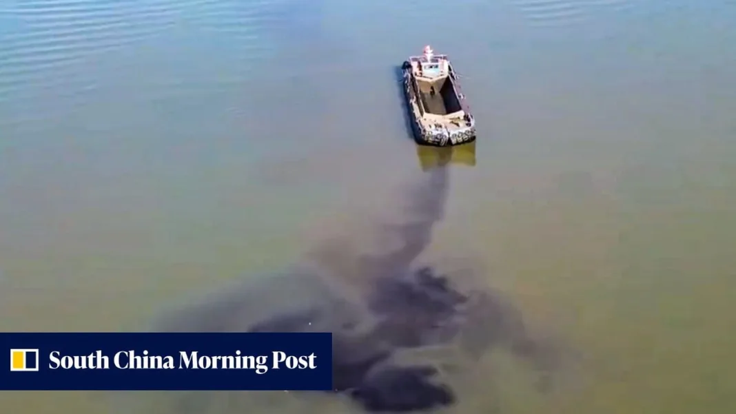 Rare drone film of suspected dumping spurs Chinese agencies into investigation