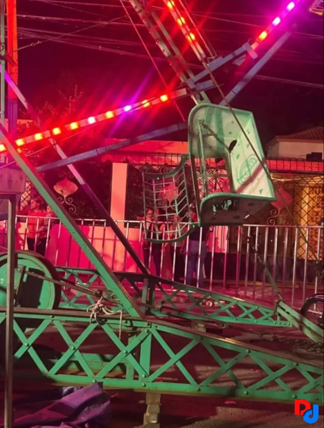 Tres niñas heridas tras caer de juego mecánico en la feria patronal de Hato Mayor