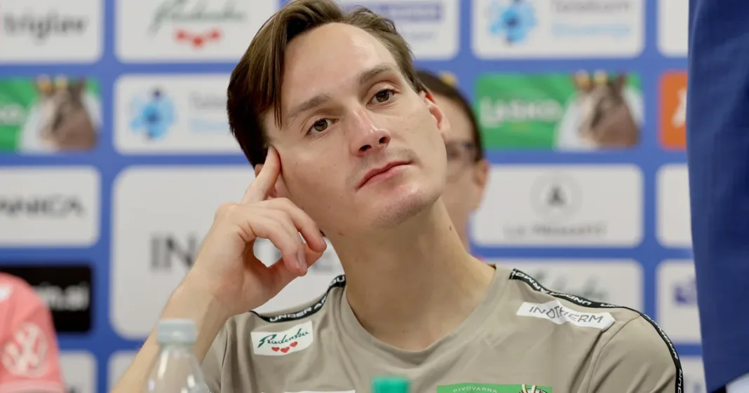 Domen Prevc prvič na zmagovalnem odru