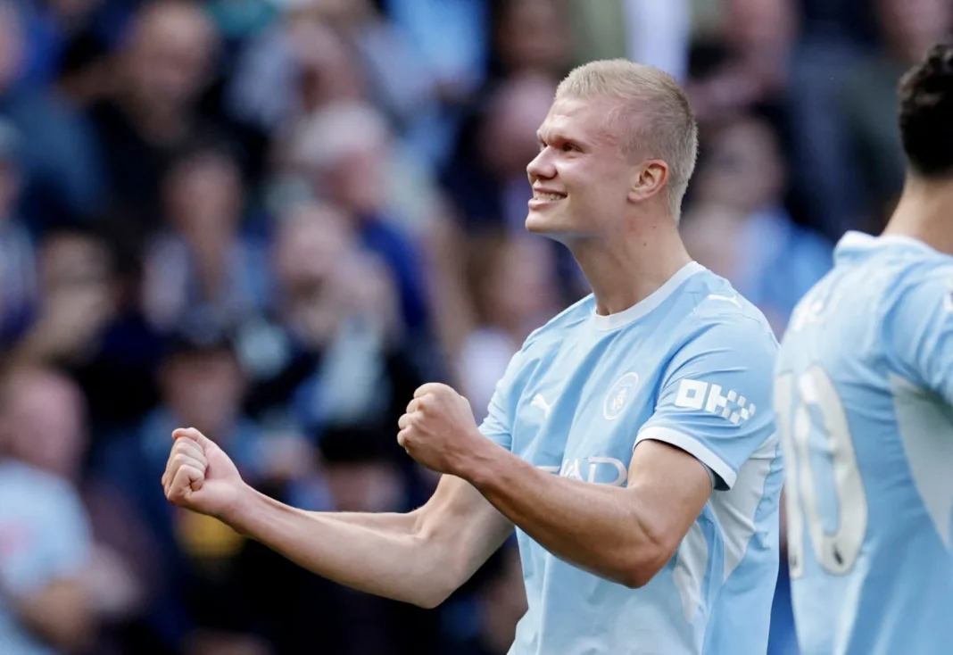 Haaland makes EPL record as Manchester City overcome Sunderland in 8-goal thriller
