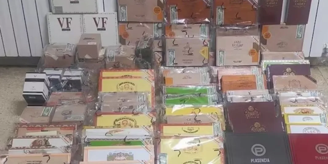 Intervenen prop de 1.500 purs valorats en més de 25.000 euros a un passatger d’un autobús procedent d’Andorra
