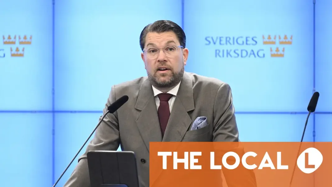 Sweden Democrat leader sticks to demand for ministerial posts in future government