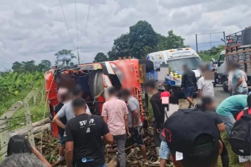 Dos muertos deja un siniestro de tránsito en Santo Domingo este sábado