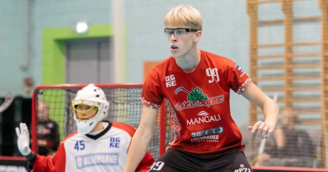 “Lielvārde/Unihoc” tiek pie pirmās uzvaras Valmierā