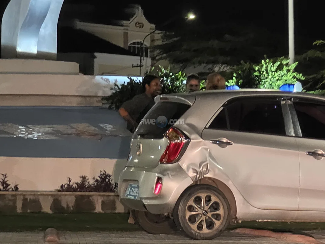 PUEBLO TA REPORTA: ACCIDENTE CU VERSION CONTRADICTORIO BANDA DI SUN PLAZA