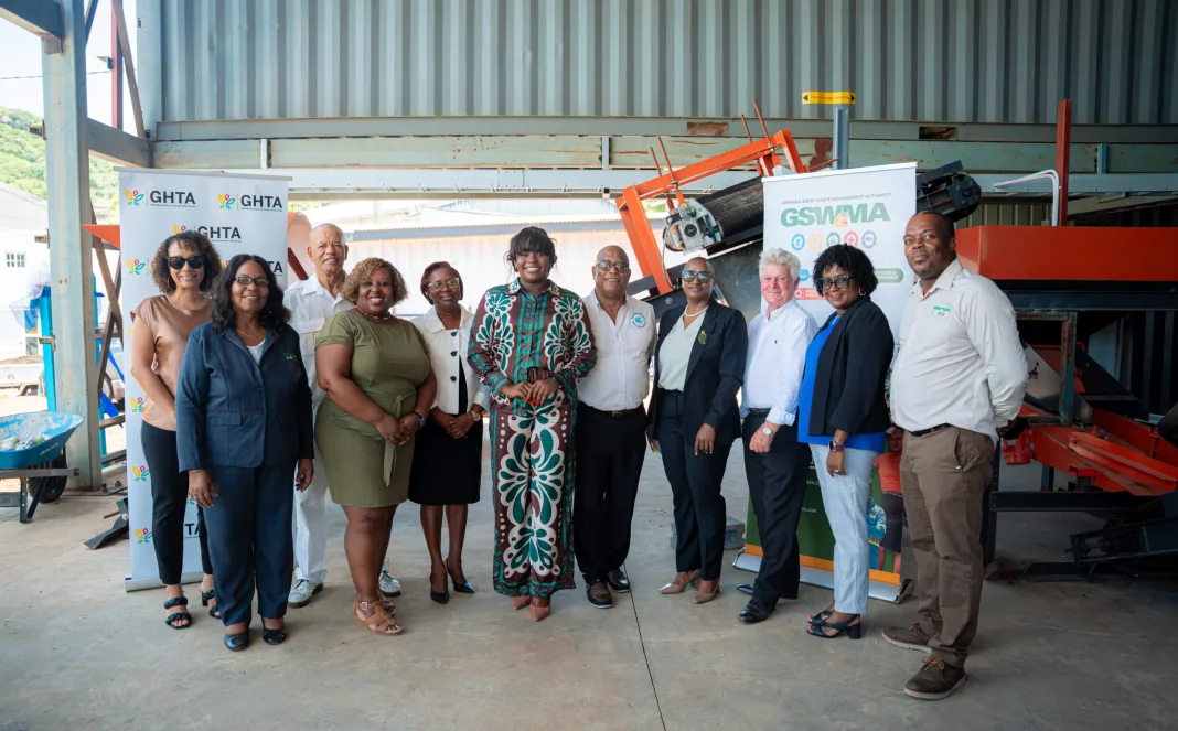 New glass pulveriser commissioned to strengthen Grenada’s waste management
