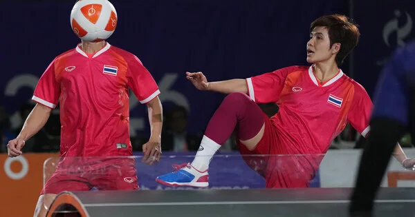 (SP)JAPAN-NAGOYA-ASIAN GAMES-TEQBALL-MIXED DOUBLES-FINAL