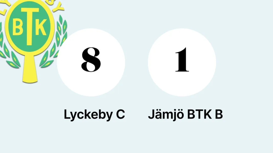 Storseger för Lyckeby C mot Jämjö BTK B