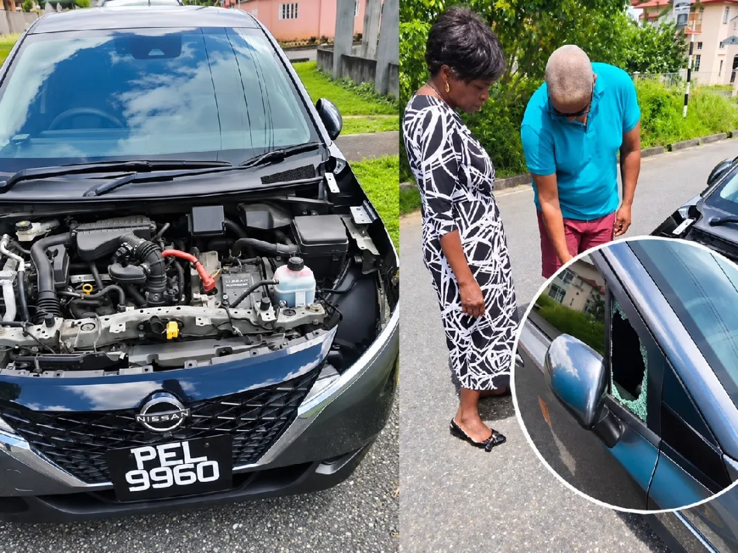 Thieves Strip Bonnet And Headlights From Nissan Note In Malabar