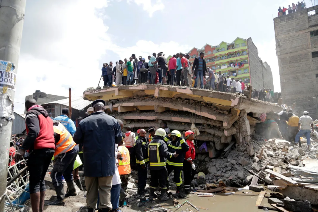 Nairobi Building Collapse Sparks Rescue Search as Seven Feared Trapped