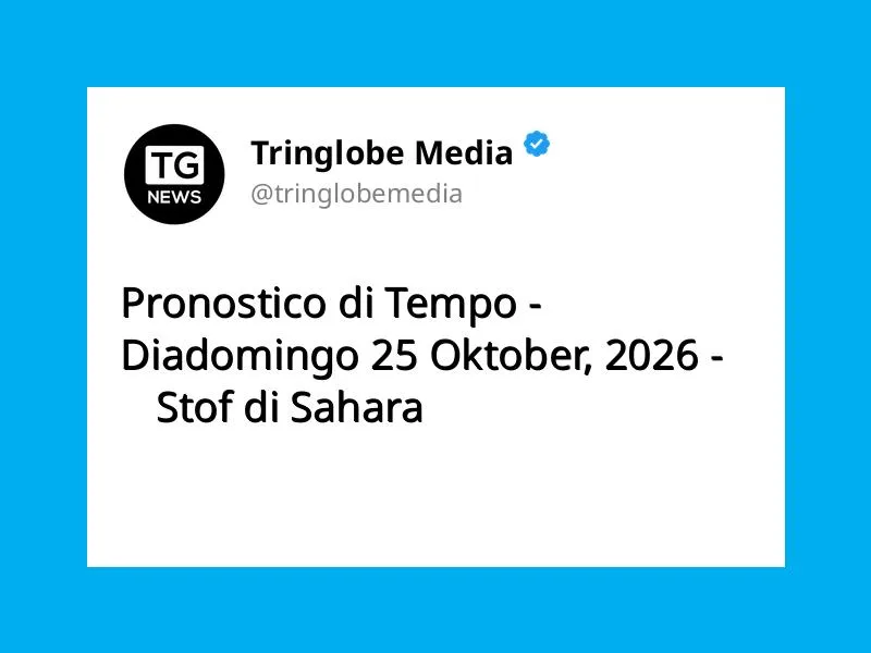 Pronostico di Tempo — Diadomingo 25 Oktober, 2026 — 🌫️ Stof di Sahara
