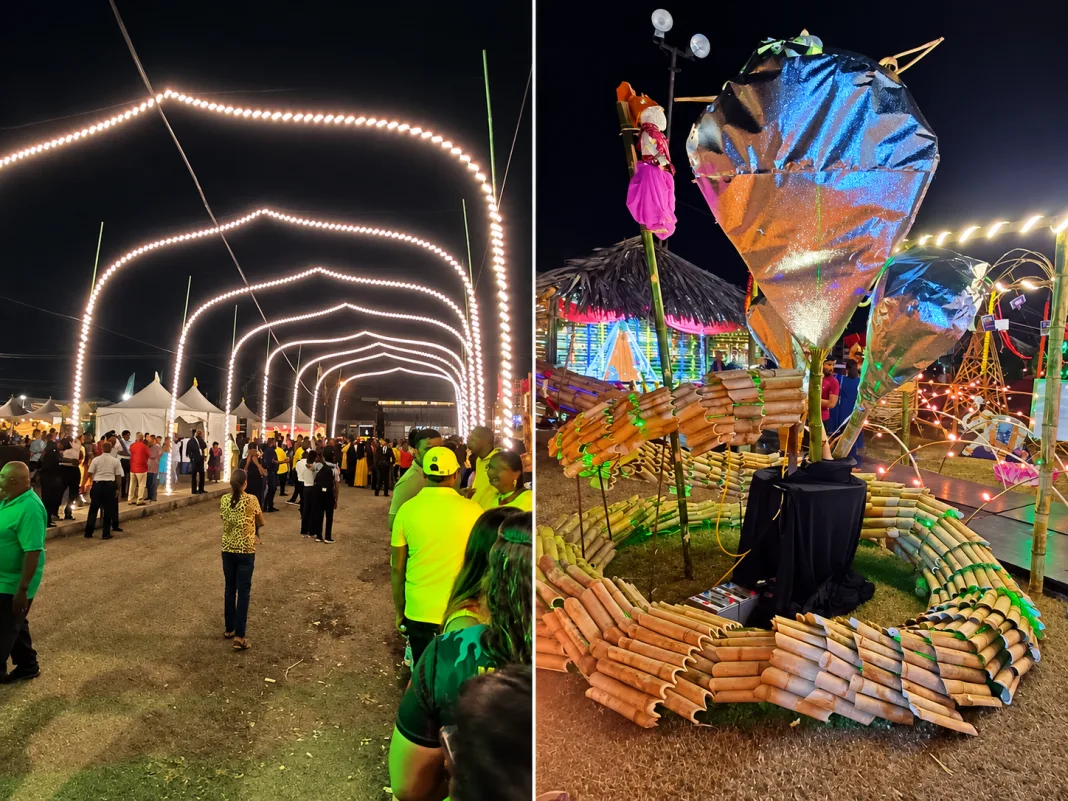 Falcons Praise Bamboo Bending Craftsmanship At T&TEC Couva South Celebration