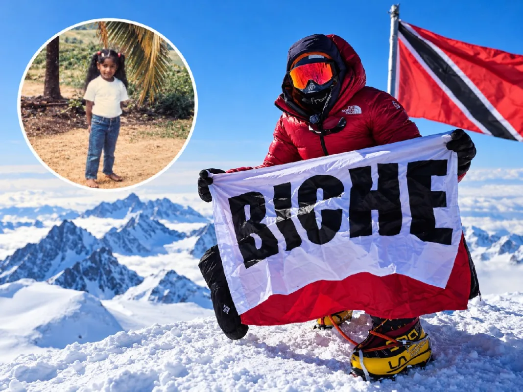 Safia Hosein Says She Took Biche Pride To Antarctica’s Highest Mountain Summit