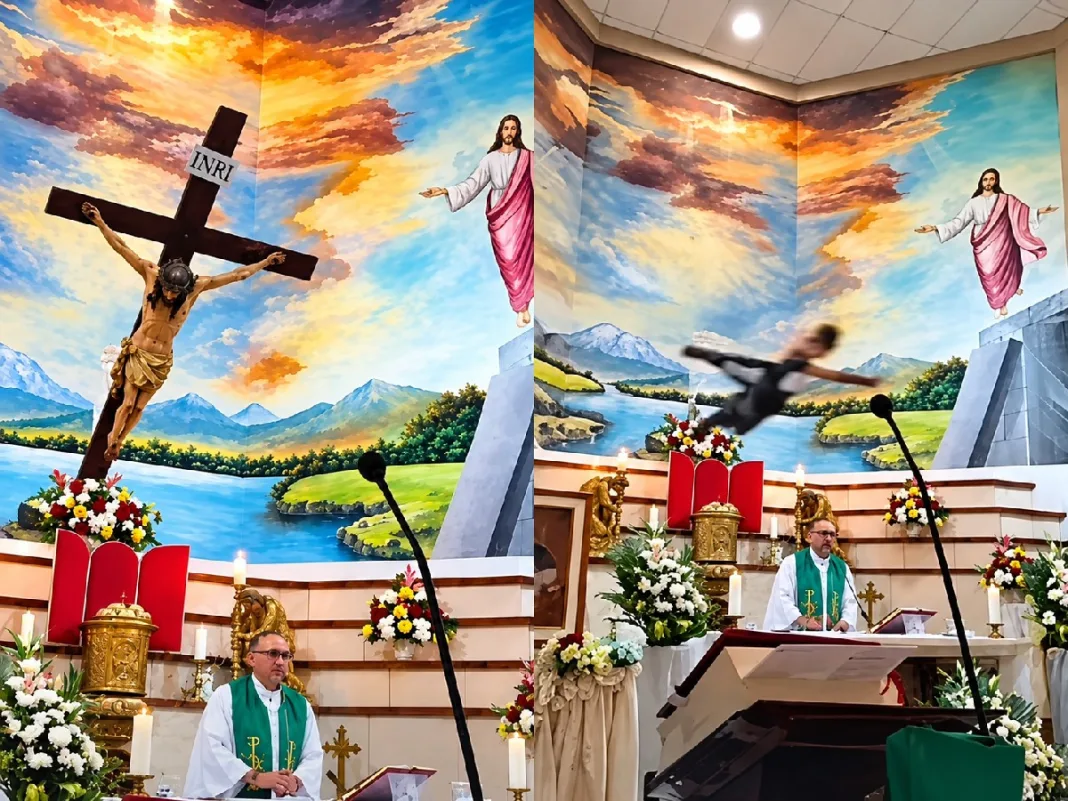 Priest Killed as Crucifix Falls During Livestreamed Mass in Ecuador