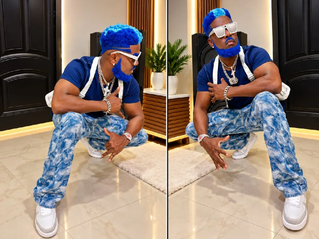 Swappi Debuts Electric Blue Look Alongside Drive It Evil Release