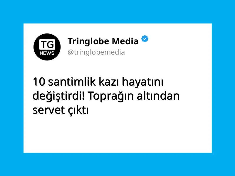 10 santimlik kazı hayatını değiştirdi! Toprağın altından servet çıktı