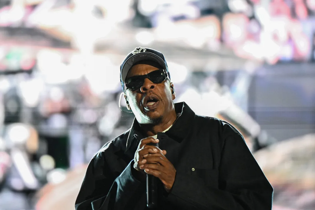 Jay-Z performs live on stage at the Stade de France in Paris, France on September 10, 2026. Photo by ABACAPRESS.COM