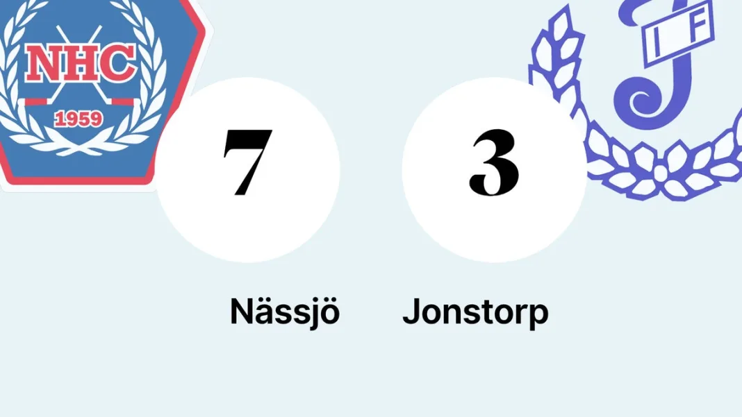 Jonstorp besegrades på bortaplan av Nässjö