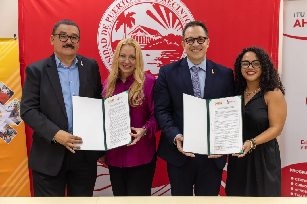 UPRRP e INSEC establecen alianza para ampliar oportunidades educativas y de desarrollo comunitario