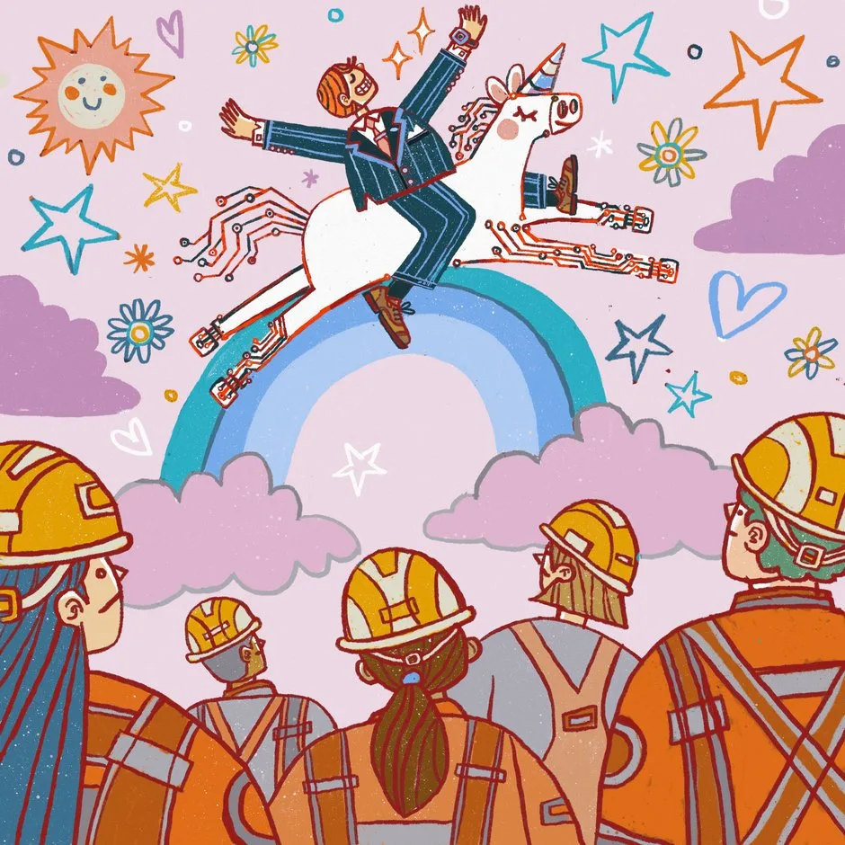 CEOs say the AI rollout is going well. Employees feel differently.