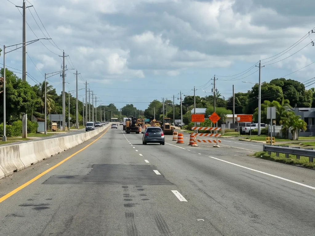 Extienden hasta noviembre obras de rehabilitación en la carretera PR-3 en Fajardo