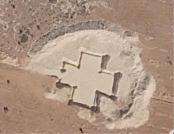 Περίεργη τουρκική κατασκευή ανησύχησε τη Δένεια: Τι είπαν τα Ηνωμένα Έθνη στην τοπική Aρχή – Δορυφορικές εικόνες από το σταυρόσχημο κτίσμα
