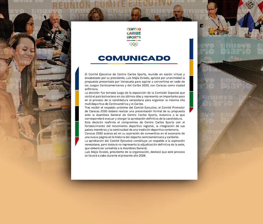 Venezuela obtiene respaldo inicial para candidatura a los Juegos Centroamericanos y del Caribe 2030