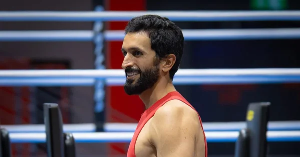 سمو الشيخ ناصر بن حمد يستقبل وفد منظمة بطولة القتال النهائي (UFC)