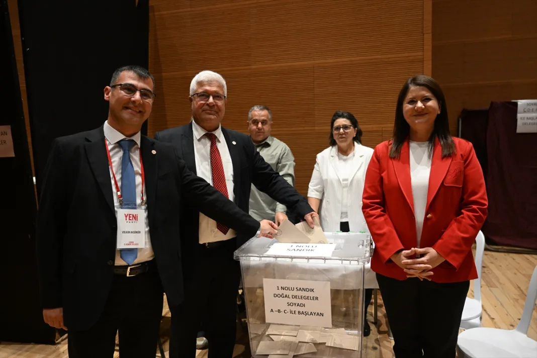 Yücel Balkanlı 414 geçerli oyun 410’unu alarak Yeni Parti Edirne İl Başkanı seçildi