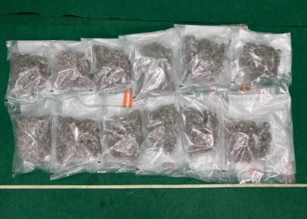 曼谷抵港內地男子手提行李藏3公斤疑大麻花 市值60萬元被海關拘捕