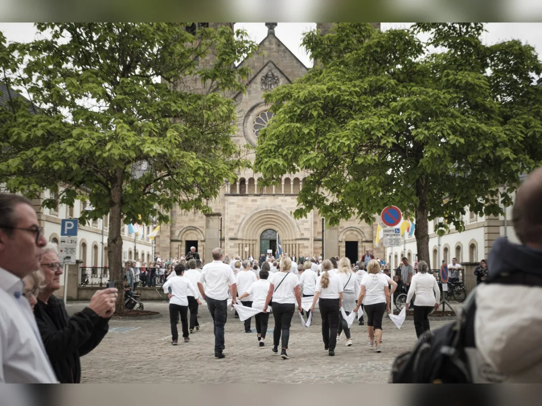Why Echternach’s hopping procession still keeps its origins a mystery