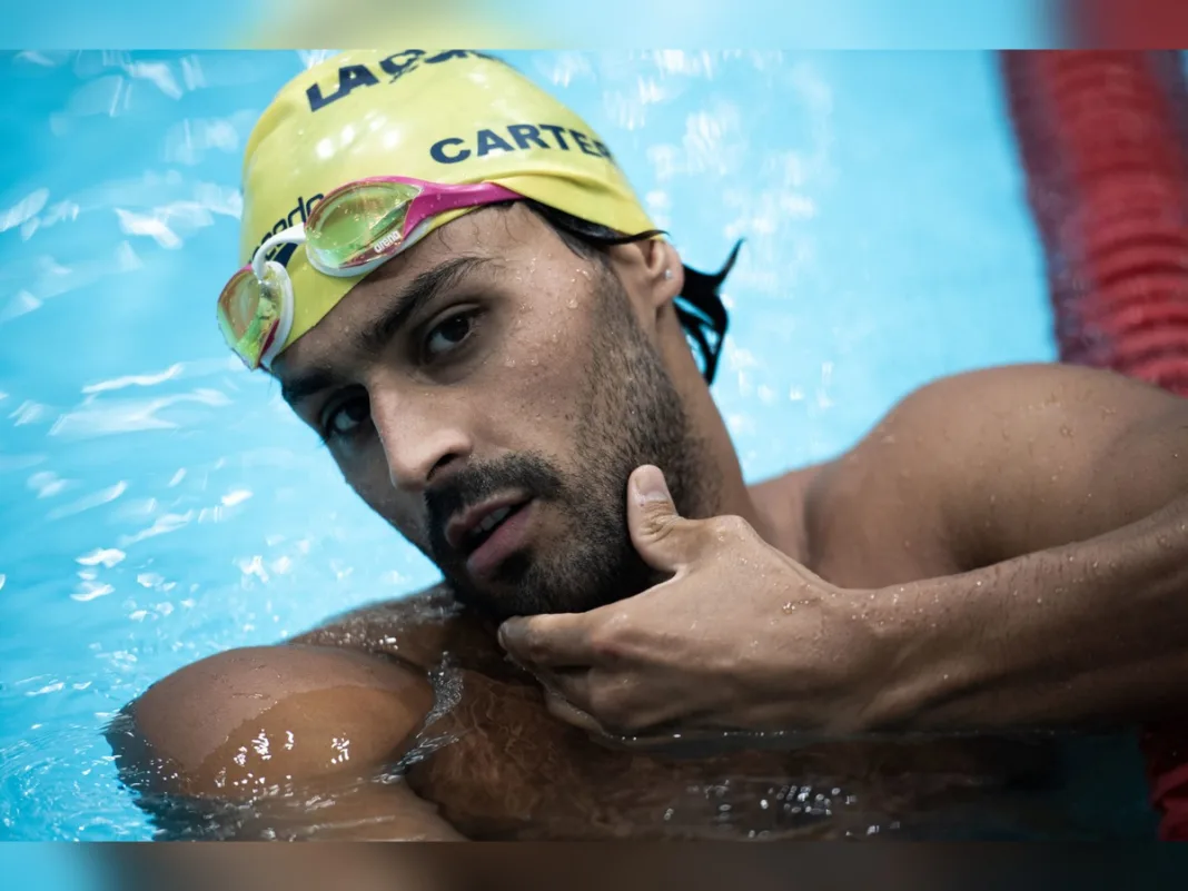 Dylan Carter Finishes Fourth in World Cup 100-Metre Freestyle, Missing Bronze by 0.02 Seconds