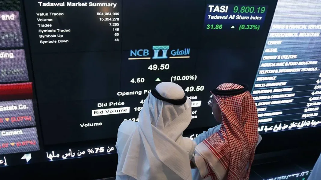 «تاسي» يتراجع دون 10 آلاف نقطة بعد افتتاح مرتفع