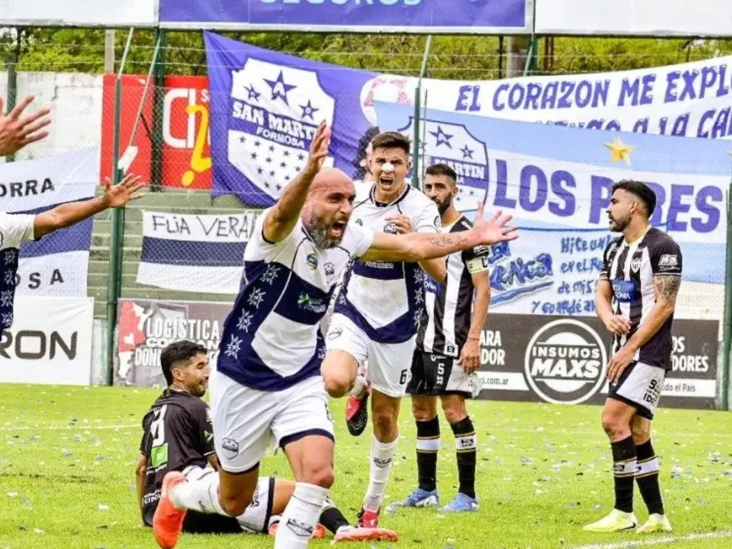 San Martín de Formosa, el equipo del gobernador Gildo Insfrán, jugará la Primera Nacional por primera vez gracias a un gol de Tapia