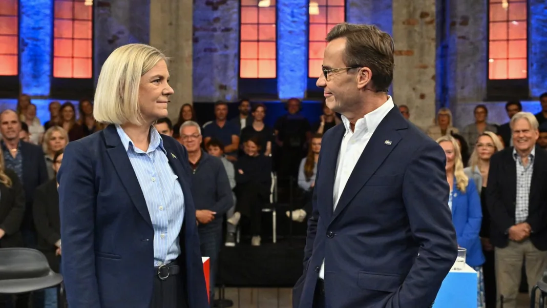 Moderaterna tätt bakom S i ny mätning