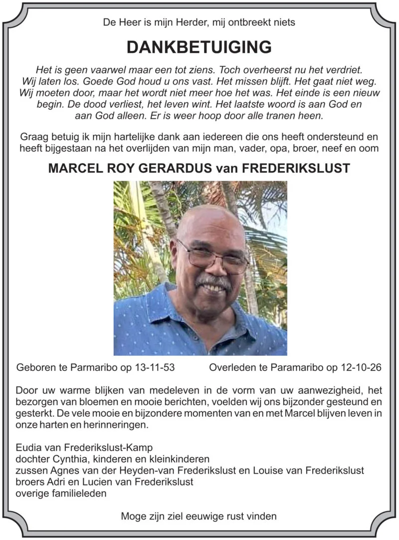 Marcel Roy Gerardus van Frederikslust