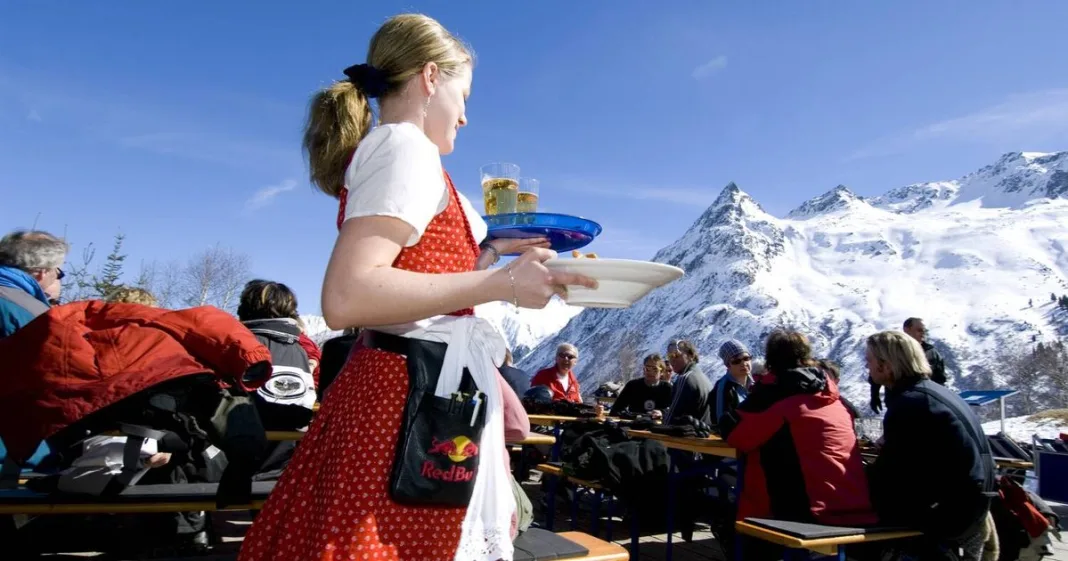 Bildnummer: 53109727  Datum: 13.03.2007  Copyright: imago/imagebroker
Weiberhimmel, Skihütte, Bedienung, Galtür, Tirol, Österreich, Europa Reisen kbdig 2007 quer   Österreich österreichisch österreichische österreichischer österreichisches Alpen am Apres außen Außenaufnahme aussen Aussenaufnahme Aussenaufnahmen Bedienung Bedienungen bei Berghütte Berghütten Berghuette Berghuetten draußen draussen europäisch europäische europäischer europäisches Europa europaeisch europaeische europaeischer europaeisches Galtür Galtuer Gasthäuser Gasthaeuser Gasthaus Gastronomie Gaststätte Gaststätten Gaststaette Gaststaetten Hütte Hütten Huette Huetten Kellner Kellnerin Kellnerinnen Leute Lokal Lokale Mensch Menschen Oesterreich oesterreichisch oesterreichische oesterreichischer oesterreichisches Person Personen Restaurant Restaurants Schigebiet Schigebiete Schnee schneebedeckt schneebedeckte schneebedeckter schneebedecktes Ski Skigebiet Skigebiete Skihütte Skihütten Skihuette Skihuetten Tag Tage Tageslicht tagsüber tagsueber Taverne Tavernen Tirol verschneit verschneite verschneiter verschneites Weiberhimmel Winter winterlich winterliche winterlicher winterliches Winter Wintergebiet Wintergebiete 

Bildnummer 53109727 Date 13 03 2007 Copyright Imago image broker Women sky Ski Hut Operation Galtür Tyrol Austria Europe Travel Kbdig 2007 horizontal Austria Austro Austrian Austrian Austrian Alps at Apres exterior Outside view exterior Outside view Outside Operation Operations at Mountain hut Refuges Lodge Lodge outside outside Euro European European European Europe Eisch Europe european Europe Eischen Europe Eischen Galtür Galtür Guest houses Gasthaeuser Inn Gastronomy Restaurant Restaurants Restaurants Restaurants Hut Cabins Huette Huetten Waiter Waitress Waitresses People Local Local Man People Austria Austrian Oesterreichische Oesterreichischer Austrian Person People Restaurant Restaurants Ski Area Ski areas Snow snow snow Snowy snowy Ski Ski area Destinations Ski Hut Cottages   Day Days Daylight during the day during daytime Tavern Taverns Tyrol verschneit Covered Verschneiter Verschneites Women sky Winter wintry Winter Winterlicher Winter Winter Winter field Winter territories   | sereni |