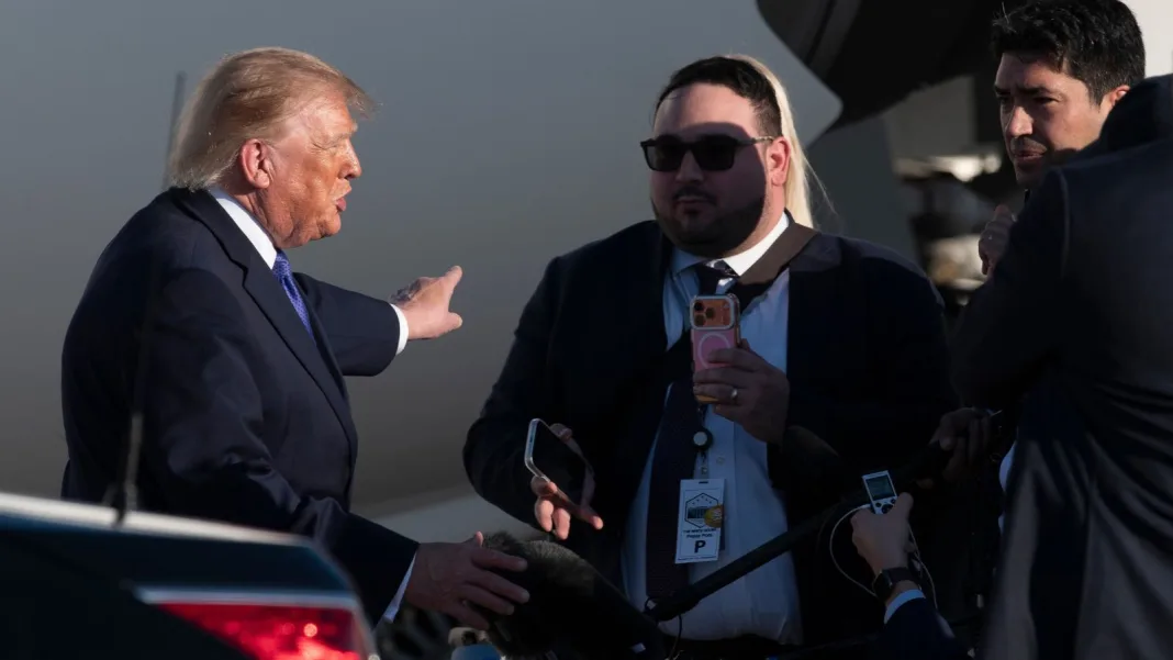 ‘You’re disgusting’: Trump body shames journalist after question on cancelled rally