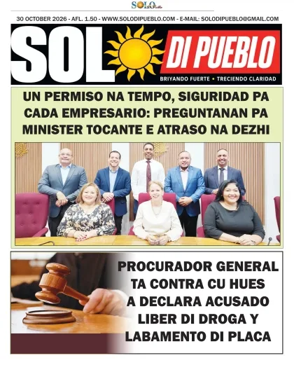 Edicion di Diabierna 30 Oktober, 2026