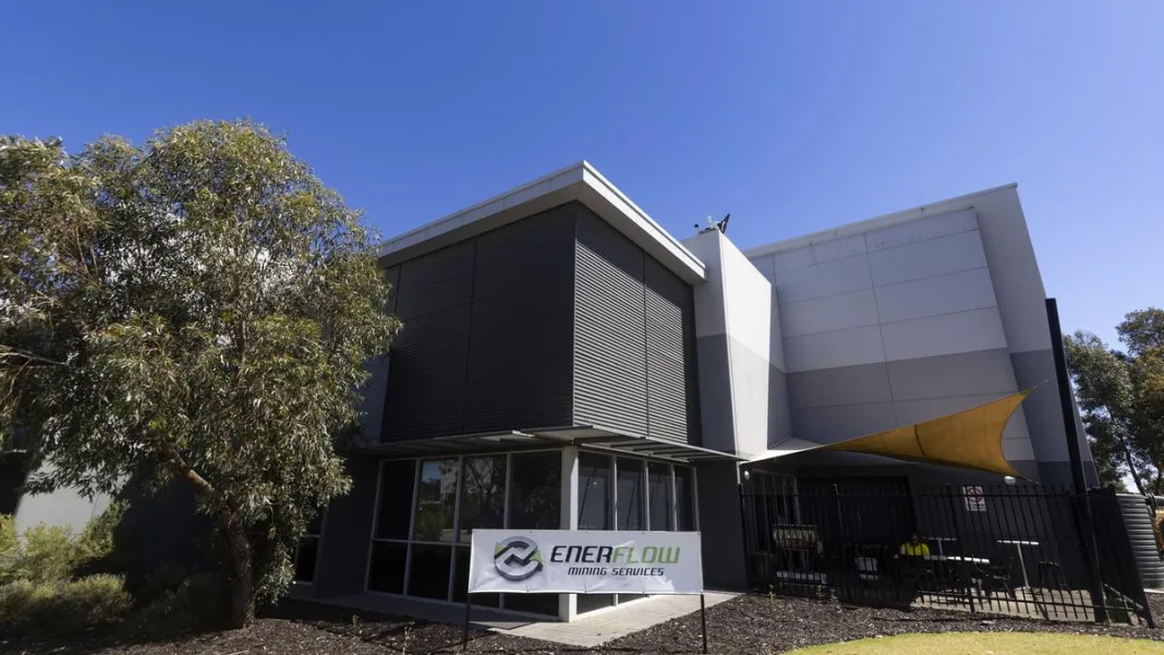 A general view of Norcliffe Mining Services and Enerflow Mining Services. Photo by Matt Jelonek/The West Australian.