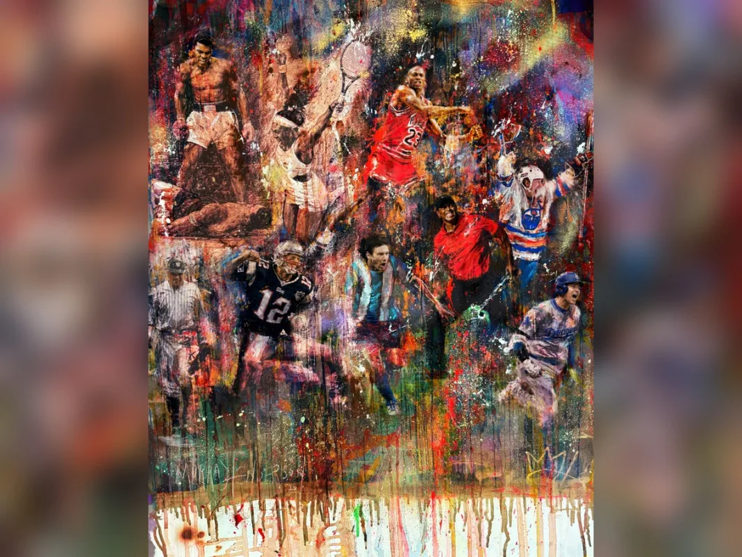 Canada’s Murray Henderson redefines sport art with ‘Exact Abstract’ style at Alabama’s USSU