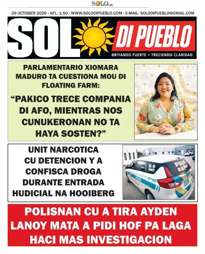 Edicion di Diarason 28 Oktober, 2026